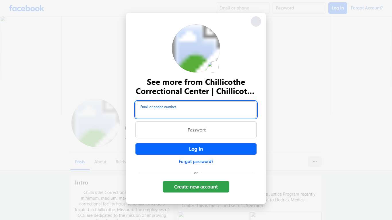 Chillicothe Correctional Center Chillicothe MO Facebook